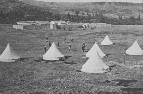Fort Walsh tent camp